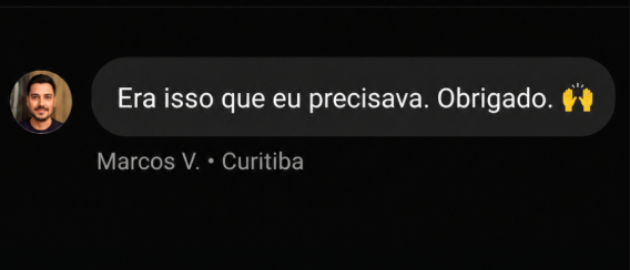 Mensagem de Marcos V. - Curitiba
